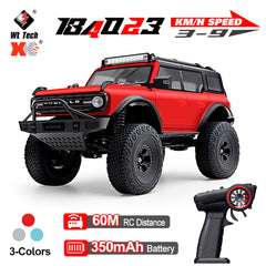 Wltoys 184023 RC Car 9km/h Four-wheel Drive 1/18 Off-Road Car CCS Cruise Control Rubber Tires Remote Control Climbing