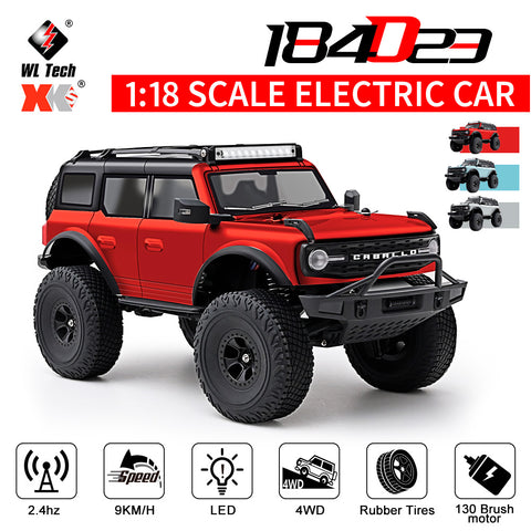 Wltoys 184023 RC Car 9km/h Four-wheel Drive 1/18 Off-Road Car CCS