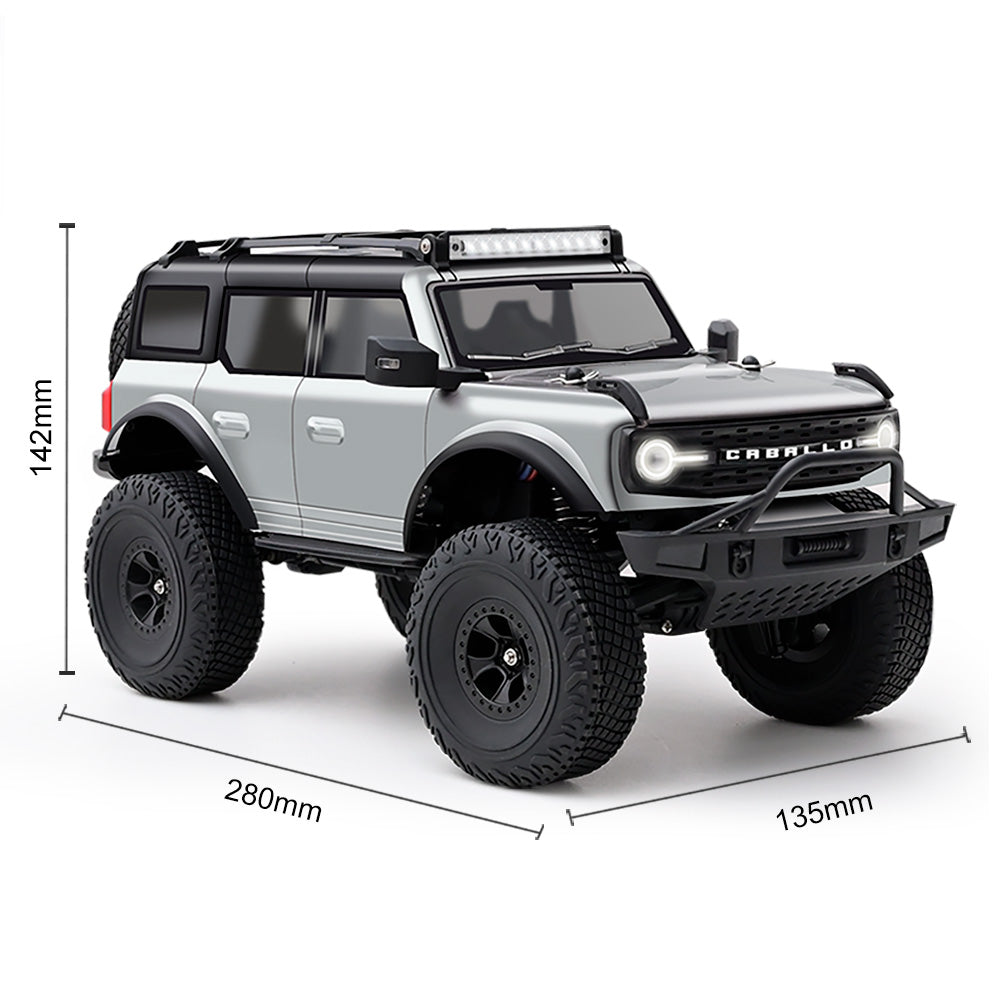 Wltoys 184023 RC Car 9km/h Four-wheel Drive 1/18 Off-Road Car CCS Cruise Control Rubber Tires Remote Control Climbing