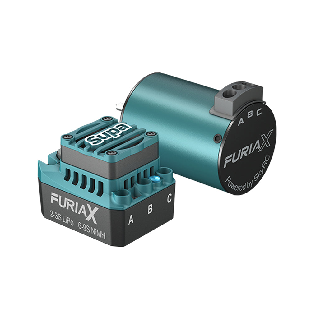SKYRC Brushless Motor ESC Combo FuriaX Supa 3650 Motor 60A ESC 2-3S LiPo 3.175mm Shaft For 1/10 Touring Buggy Short Course Truck