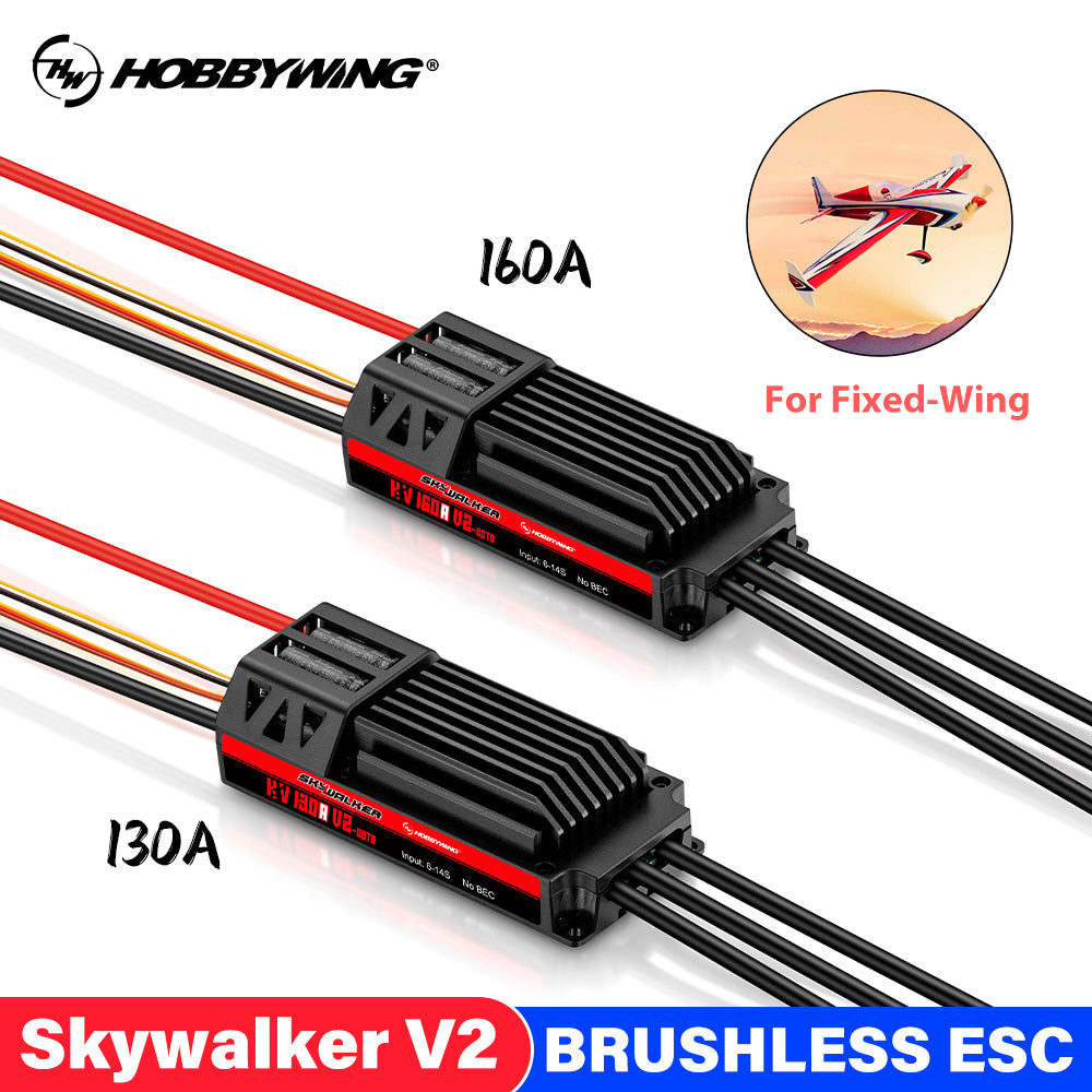 HOBBYWING Skywalker V2 Brushless ESC 20A 30A 40A 50A 60A 80A 100A
