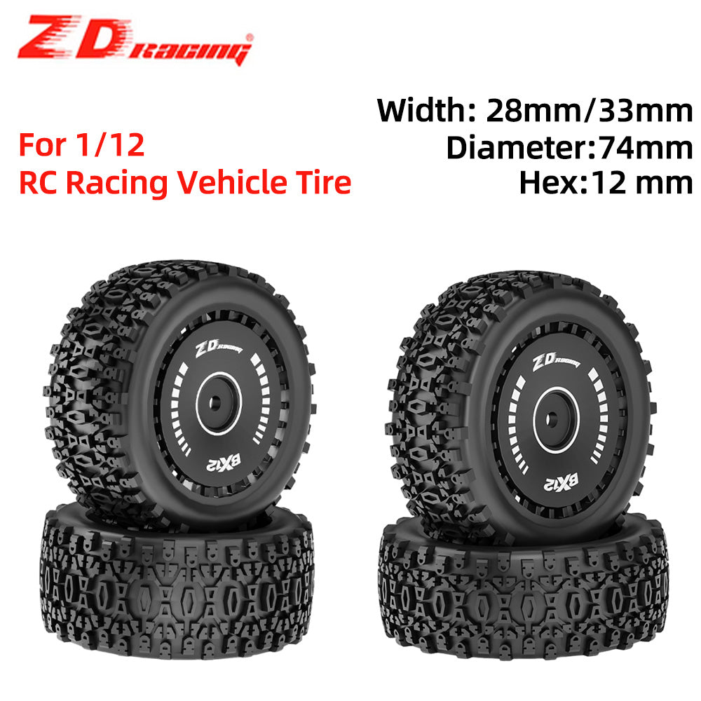 ZD Racing BX-12 1/12 RC Car Wheels & Tires