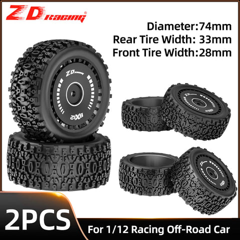 ZD Racing BX-12 1/12 RC Car Wheels & Tires