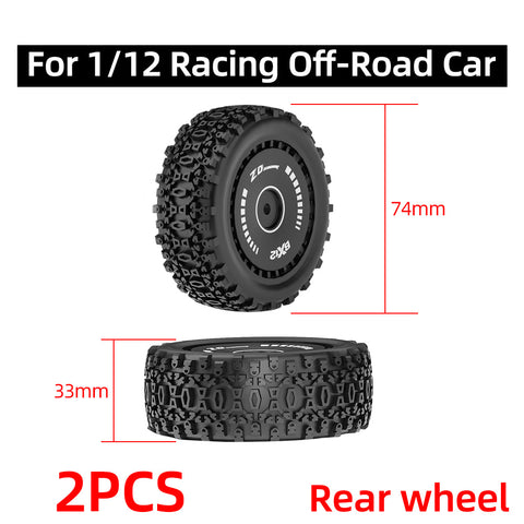 ZD Racing BX-12 1/12 RC Car Wheels & Tires