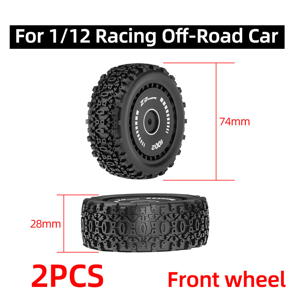 ZD Racing BX-12 1/12 RC Car Wheels & Tires