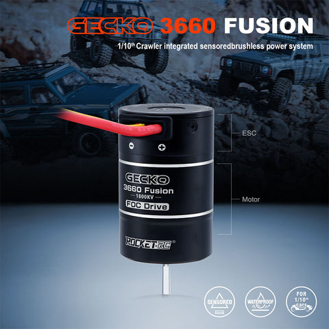 SURPASS HOBBY 3660 FOC- Sensored Brushless All-in-One 1800KV+40A ESC