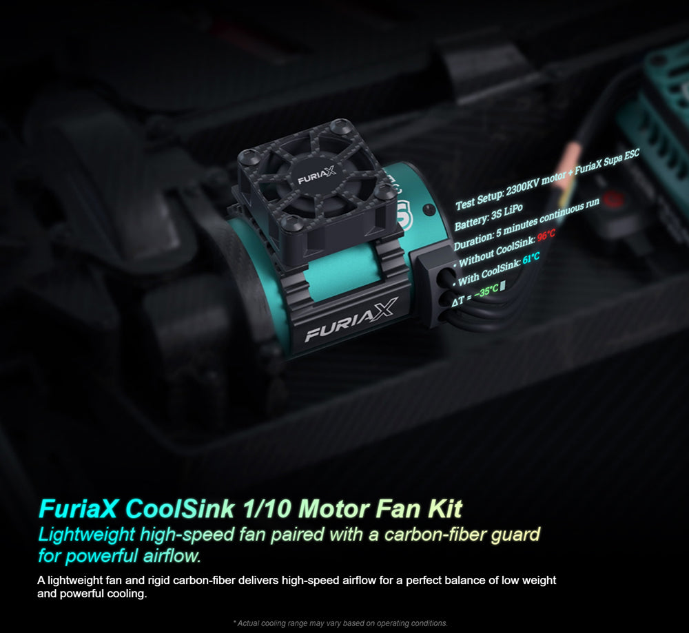 SKYRC FuriaX CoolSink Pro 1/10 3650 Motor Fan Set SK-400038