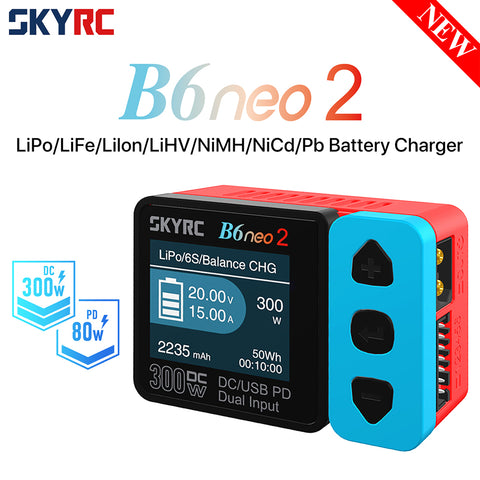 SkyRC NEW B6neo 2 Smart Charger Multi-Function Smart Charger DC 300W