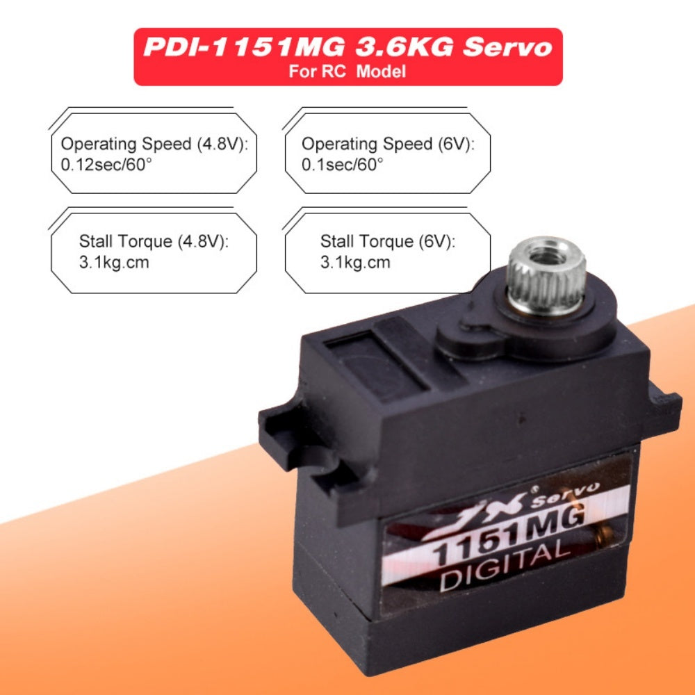 JX PDI-1151MG Metal Gear Digital Servo