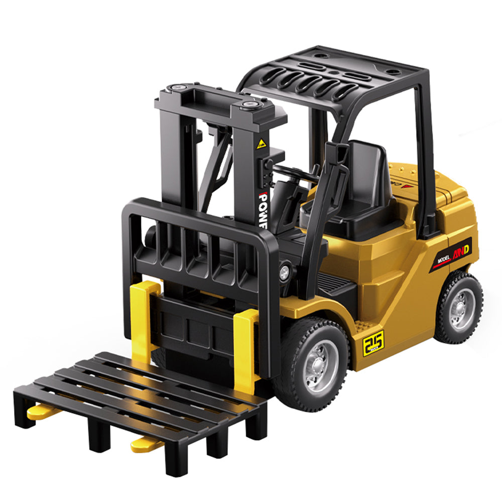 9IMOD 1/64 Model Car Alloy Forklift 2IN1 Crane And Forklift APP