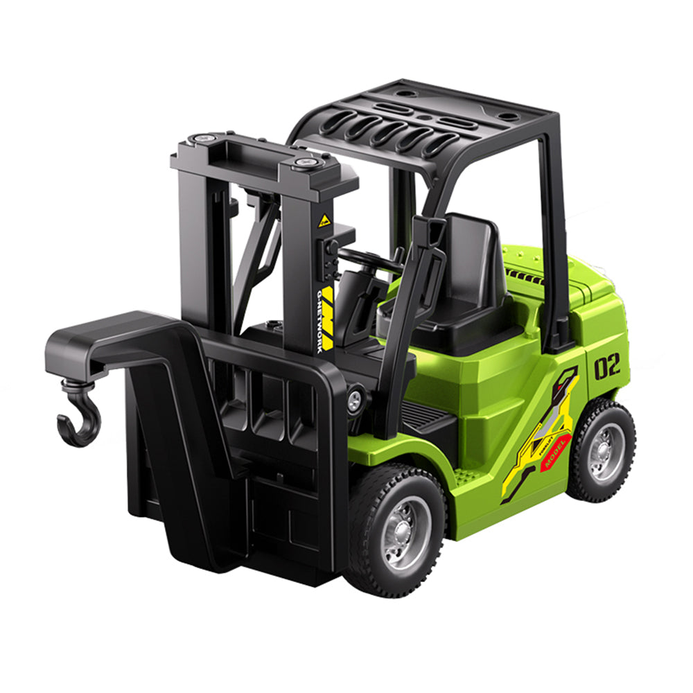 9IMOD 1/64 Model Car Alloy Forklift 2IN1 Crane And Forklift APP