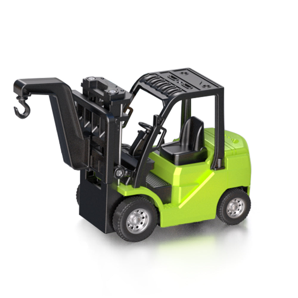9IMOD 1/64 Model Car Alloy Forklift 2IN1 Crane And Forklift APP