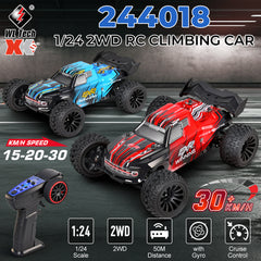 WLTOYS 244018 1/24 Scale 2WD RC Car 30Km/h Off-Road Climbing Car With Gyro Cruise Control Drift Racing Toy