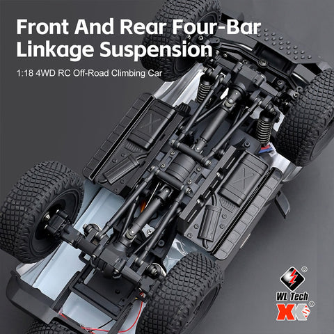 Wltoys 184023 RC Car 9km/h Four-wheel Drive 1/18 Off-Road Car CCS