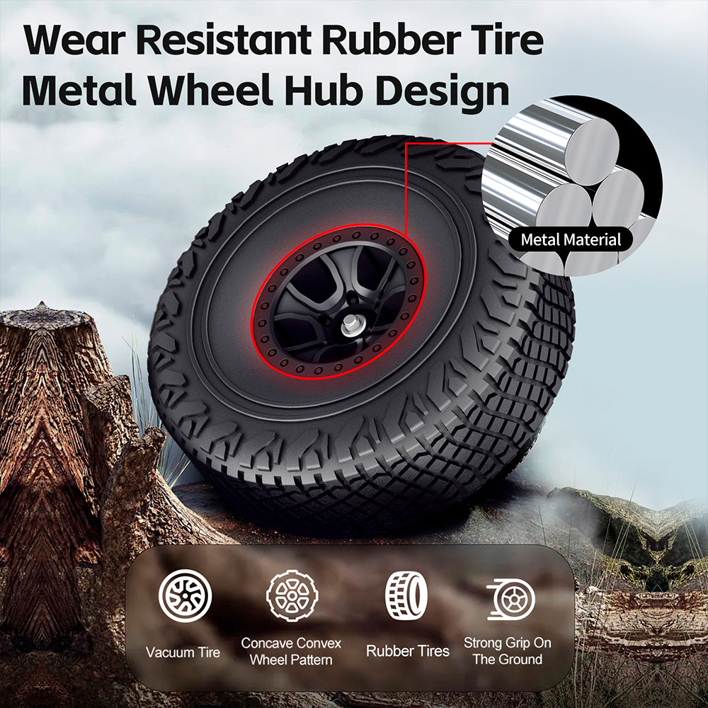 Wltoys 184023 RC Car 9km/h Four-wheel Drive 1/18 Off-Road Car CCS Cruise Control Rubber Tires Remote Control Climbing