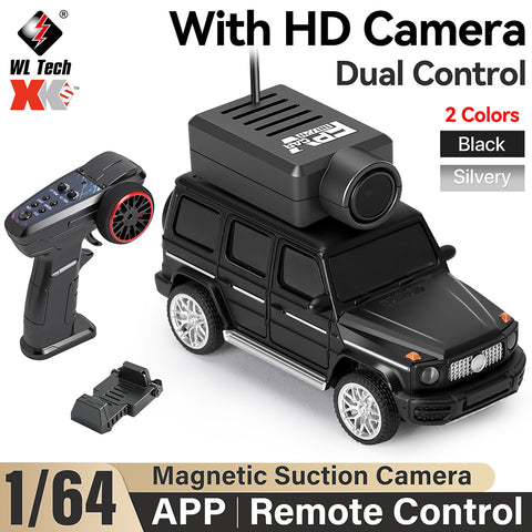 WLtoys 1:64 Mini RC Car 6406 HD Camera 2.4G APP Control