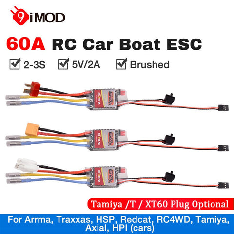 60A Brushed ESC 2-3s