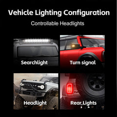 Wltoys 184023 RC Car 9km/h Four-wheel Drive 1/18 Off-Road Car CCS Cruise Control Rubber Tires Remote Control Climbing