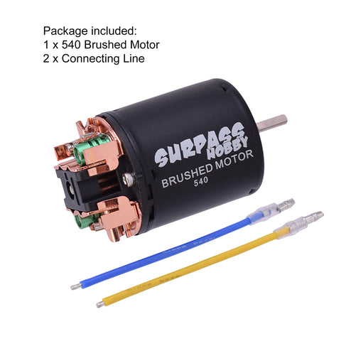 SURPASS HOBBY 550 21T & 540 17T Brushed Motor Set