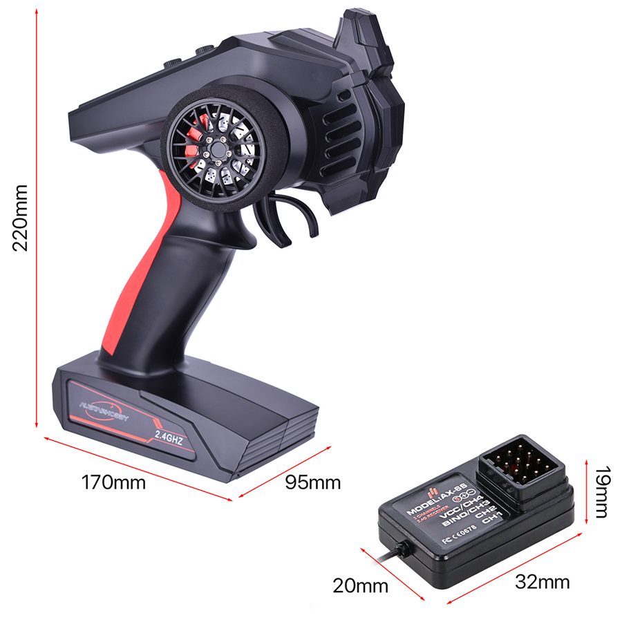 Transmitter AUSTAR 2.4GHz 4 CH Wire