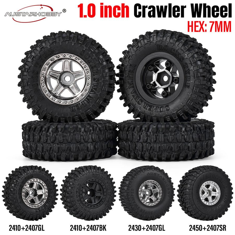 AUSTAR 1.0 inch Crawler Tires