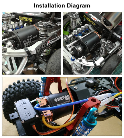 SURPASS HOBBY 550 21T & 540 17T Brushed Motor Set