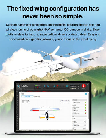 DAKEFPV F405 WING Fixed-Wing Flight Controller
