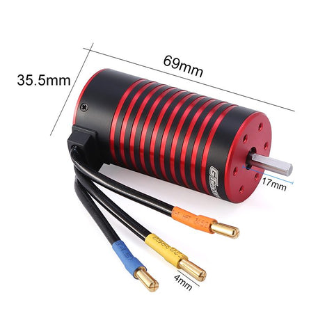 GTSKYTENRC 3670 Brushless Car Motor 2050KV KSX3391