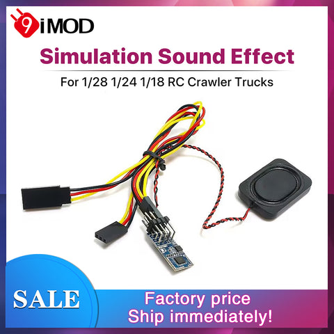 Realistic Engine Sound Module Simulator for 1/18 1/24 1/28 RC Cars