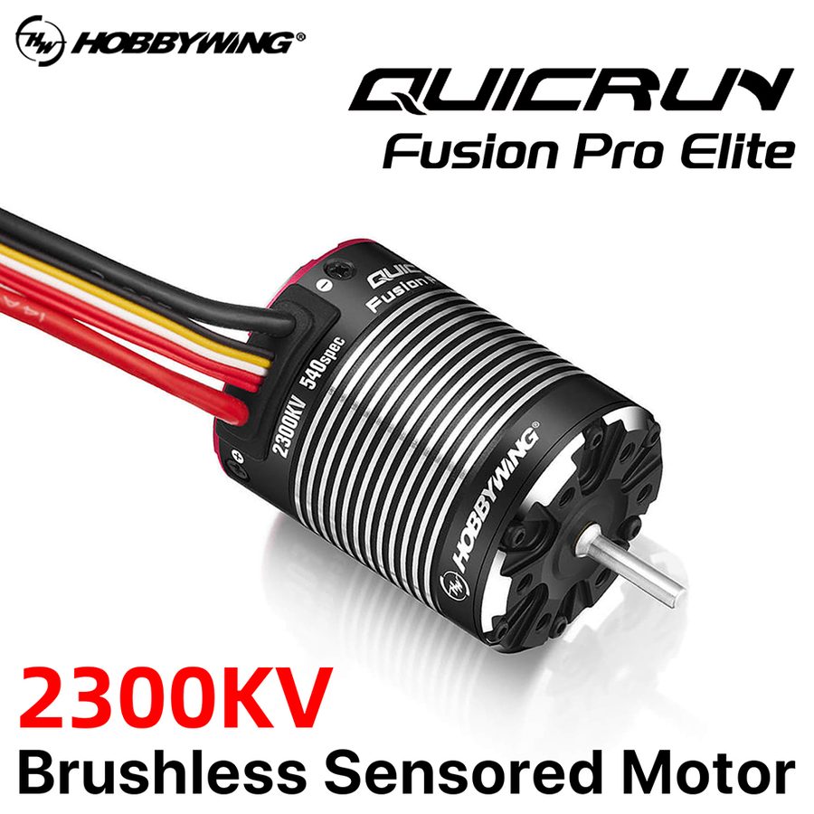 Hobbywing QuicRun Fusion Pro Elite 2300KV Sensored Brushless Motor