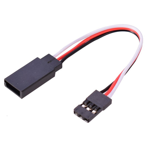 100mm RC Extension Cable /FUTABA JR Male/Female Servo White/Red/Black 10