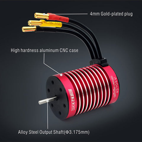 Rocket-RC V2 F540/F550 Sensorless Brushless Motor 1/10 Tamiya Car