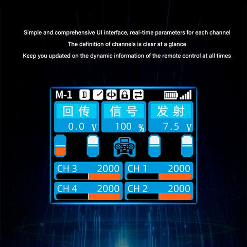 HOTRC HT-8A 8 Transmitter +F-08A Receiver