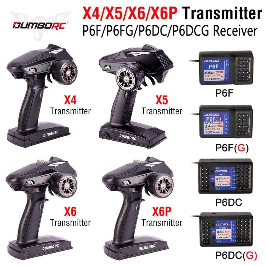 DUMBOR DUMBORC X6P Transmitter P6DC Receiver