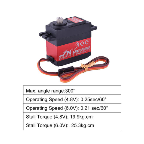 JX PDI-6225MG 25KG Metal Gear Digital Servo