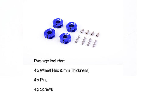 9IMOD Wheels Aluminum 6.0mm for 1.9 or 2