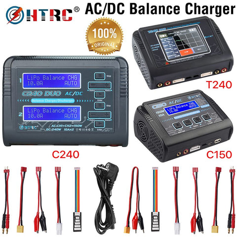 Charge Parts HTRC C150/T240/C240 Smart Balance Charger RC Li Battery