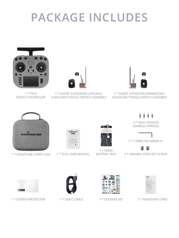 RadioMaster TX15 Transmitter ExpressLRS