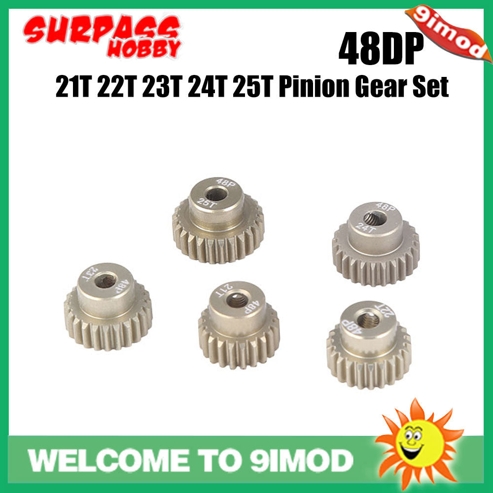 48P Pinion Gear Set 21T 22T 23T 24T 25T (5 PCS)