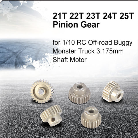 48P Pinion Gear Set 21T 22T 23T 24T 25T (5 PCS)