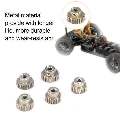 48P Pinion Gear Set 21T 22T 23T 24T 25T (5 PCS)