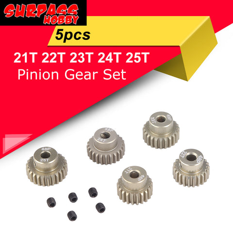 48P Pinion Gear Set 21T 22T 23T 24T 25T (5 PCS)