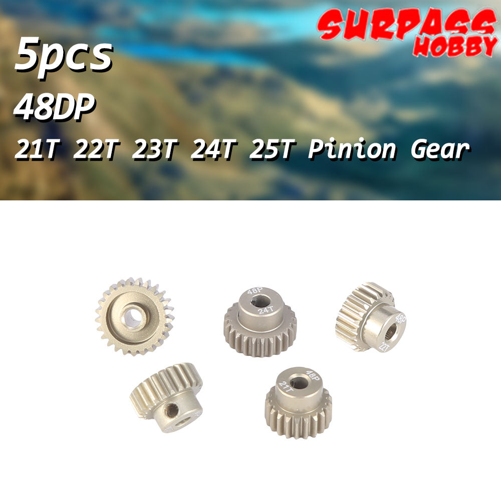 48P Pinion Gear Set 21T 22T 23T 24T 25T (5 PCS)