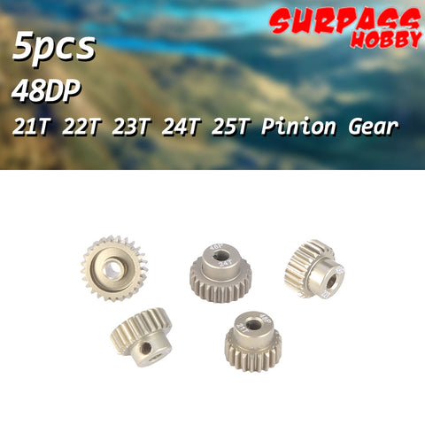 48P Pinion Gear Set 21T 22T 23T 24T 25T (5 PCS)