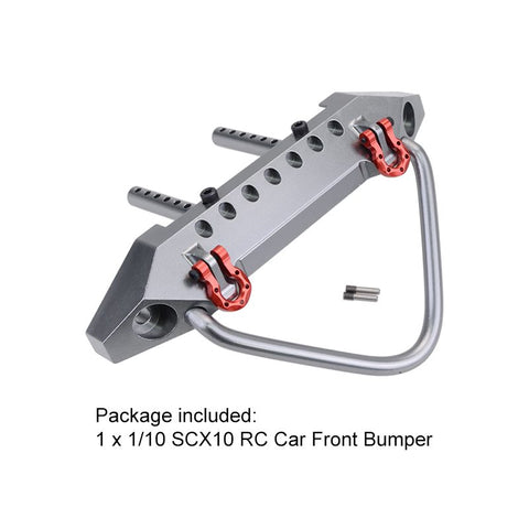 Aluminum Front Bumper for Axial SCX10 Jeep Wrangler 1/10