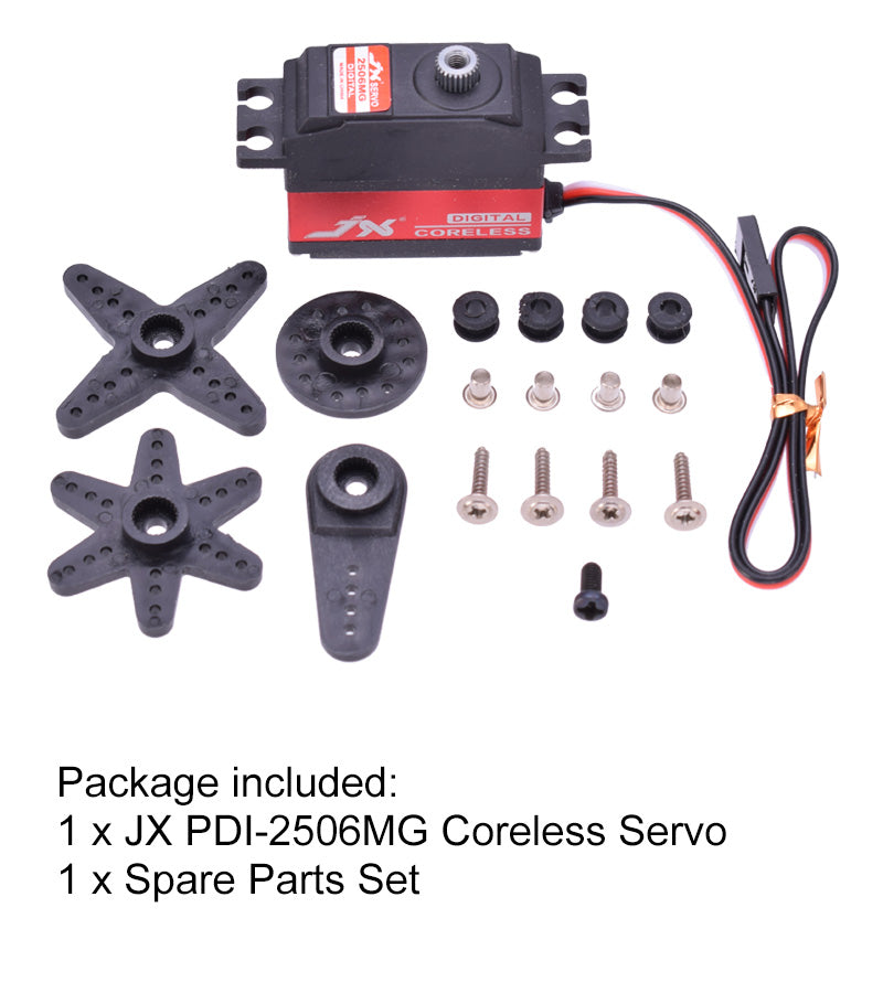 JX PDI-2506MG 6.6KG Metal Gear Digital Coreless Servo