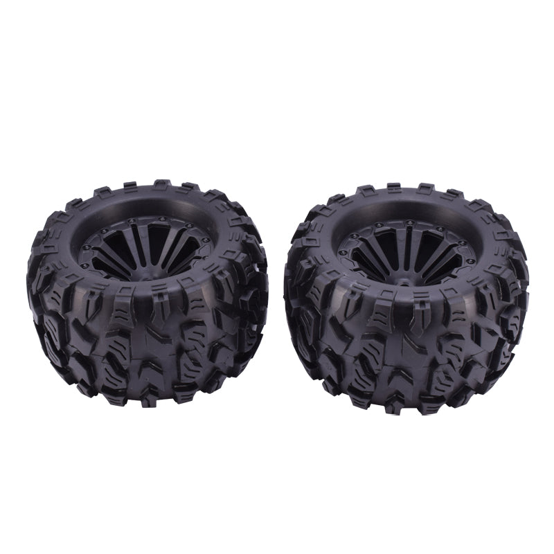 1/10 RC Monster Truck Tires & Wheels (1 Pair)