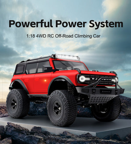 Wltoys 184023 RC Car 9km/h Four-wheel Drive 1/18 Off-Road Car CCS