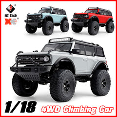 Wltoys 184023 RC Car 9km/h Four-wheel Drive 1/18 Off-Road Car CCS Cruise Control Rubber Tires Remote Control Climbing