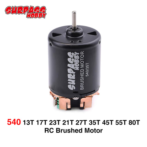 SURPASS HOBBY 550 21T & 540 17T Brushed Motor Set